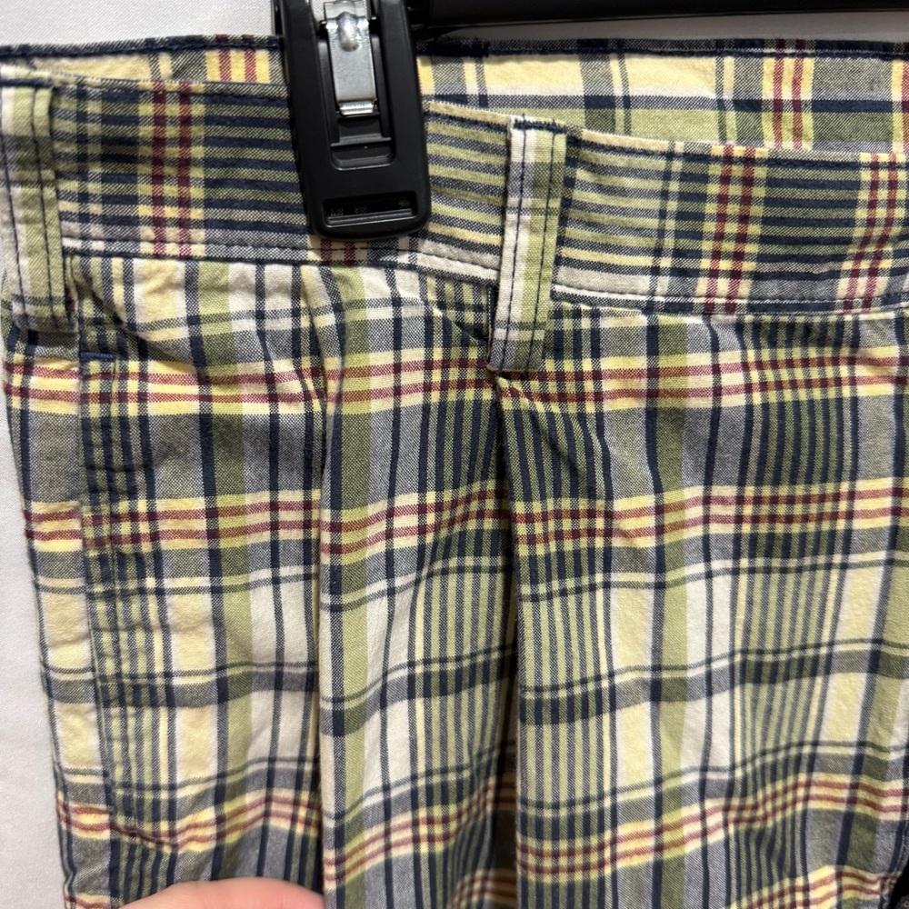 Jos A Bank Mens Shorts Size 36 Plaid Flat Front Tailored Casual Ivy Event Golf - Picture 4 of 14